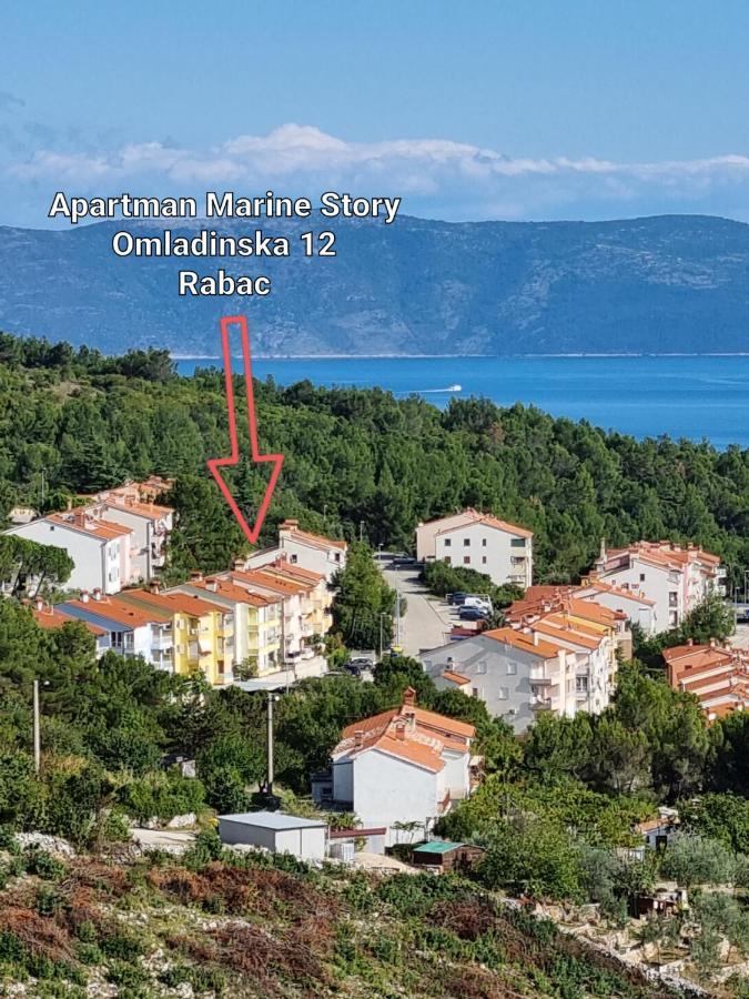 Apartment Marine Story Rabac Bagian luar foto